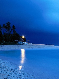 Великолепная картинка для 5700 с видом ночного побережья